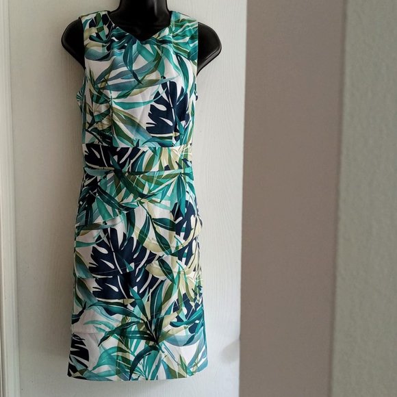 Dress Barn Dresses & Skirts - Dress Barn | Multicolor Floral Sleeveless Midi Dress
